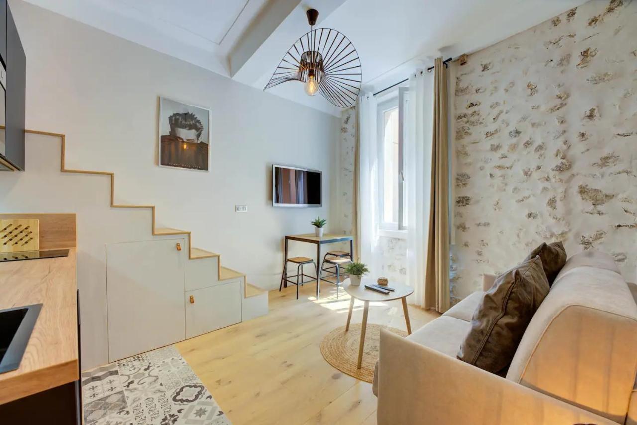 Duplex Studio Apt Mezzanine Near Shops & Cafes أنتيب المظهر الخارجي الصورة